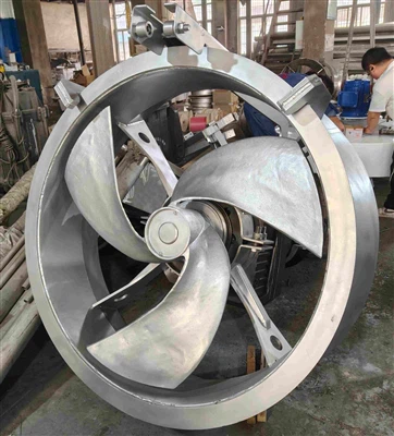Pompa di ricircolo sottomarino da 75 kW consegnata all'impianto di trattament...